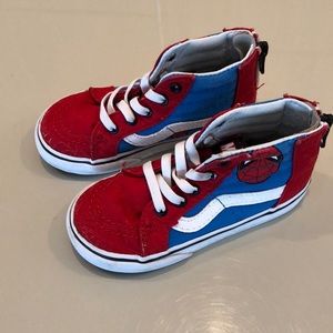 Vans Spider-Man sk8-hi size 7.5